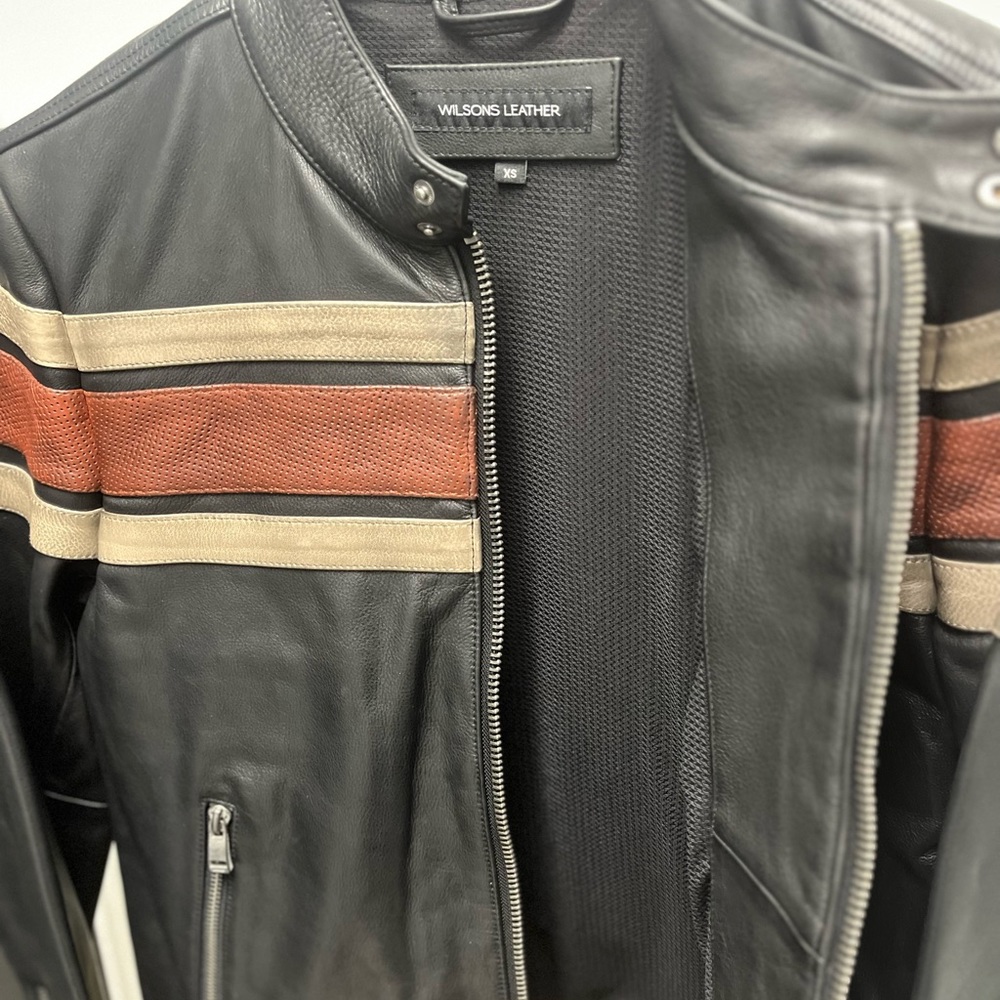 Men’s XS Wilson Leather Jacket paid $600.00 sell $350 or Offer Excel Condition.